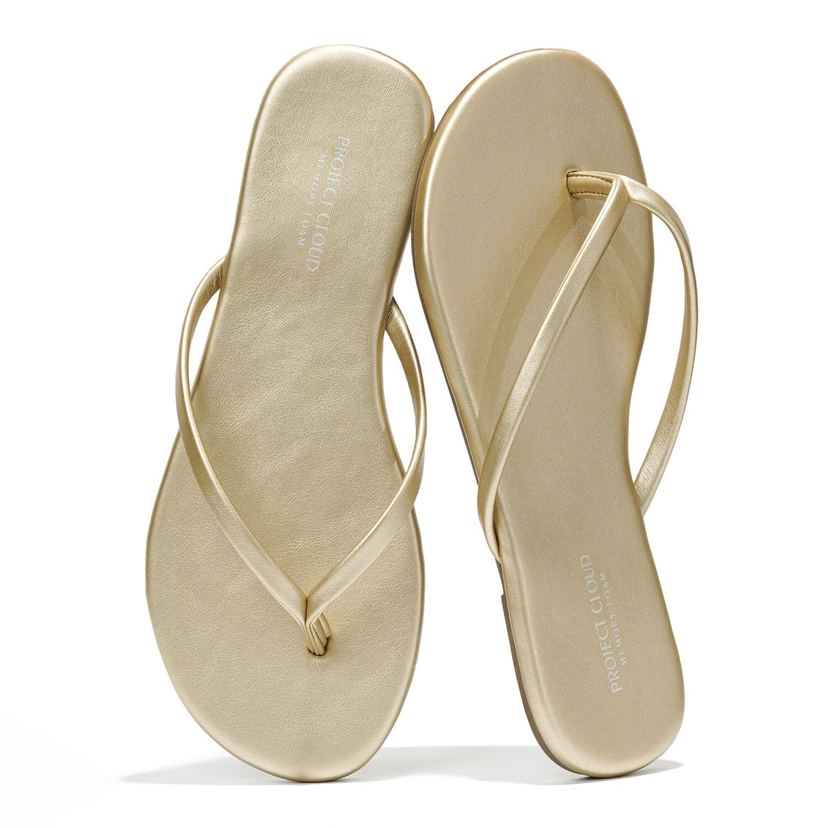 Project Cloud Flip Flops for Women Memory Foam Flats Sandals