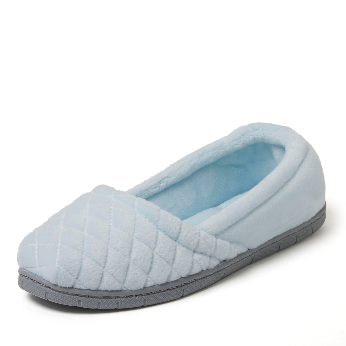 Dearfoams Women's Microfiber Velour A-Line Flat