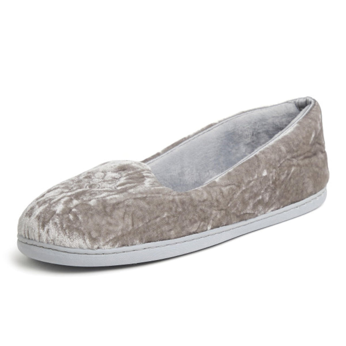 Dearfoams Women's Rebecca Soft Memory Foam Lightweight House Shoes Cozy Loafer with Warm Lining and Wide Widths Slipper
