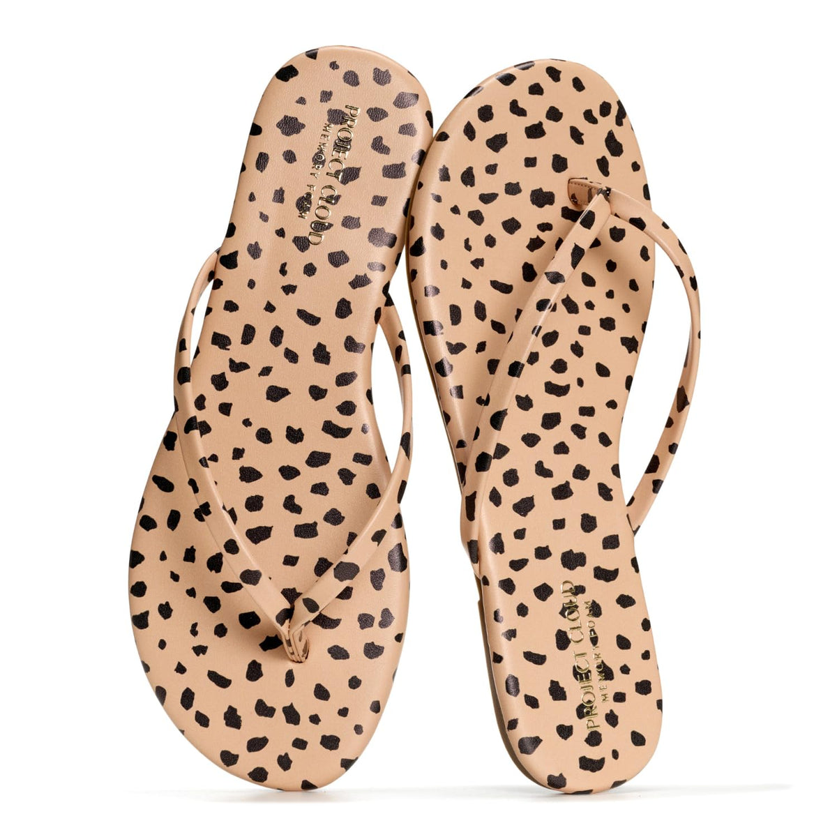 Project Cloud Flip Flops for Women Memory Foam Flats Sandals