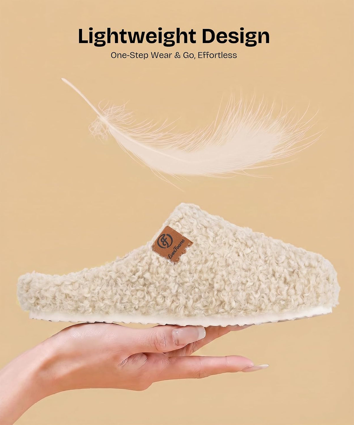 EverFoams Women's Slip on Slippers for Indoor Outdoor
