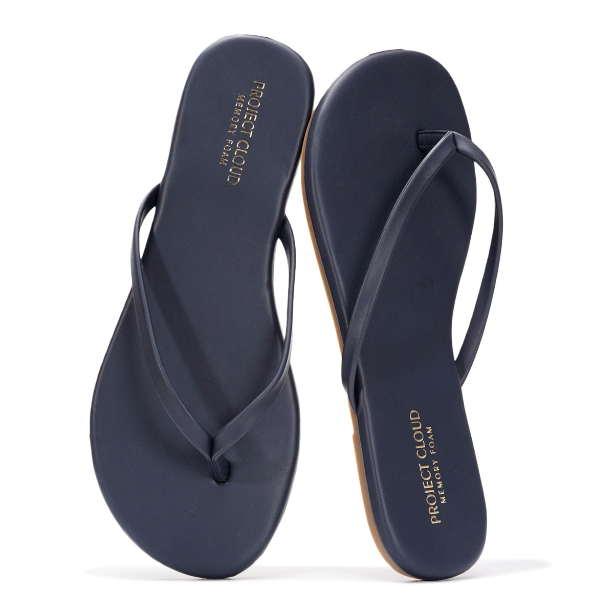 Project Cloud Flip Flops for Women Memory Foam Flats Sandals