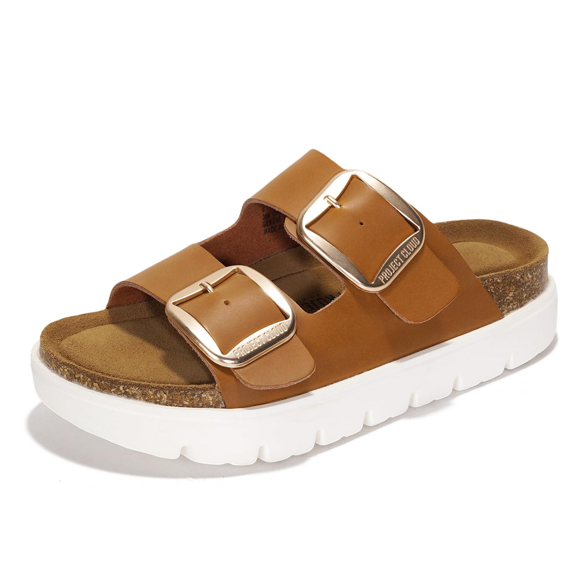 Project Cloud 100% Genuine Leather Platform Sandals Women (Greecechunky)