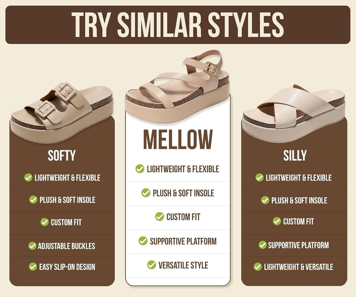 Project Cloud Adjustable Strap Platform Sandals Women Footwear