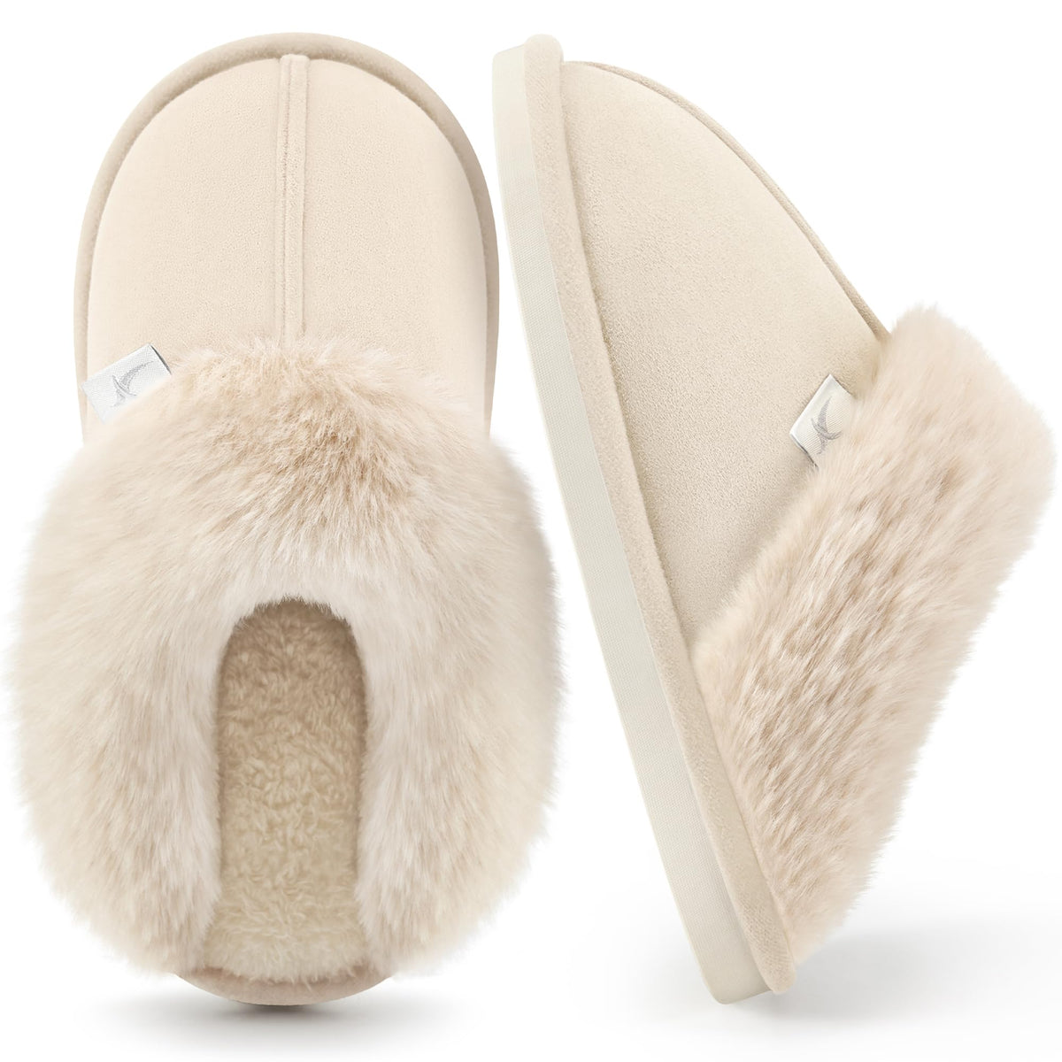 Aomigoct Womens Fuzzy House Slippers: Warm Plush & Non-Slip for Everyday Soft - The Perfect Thoughtful Gift for Mom & Grandma in Winter