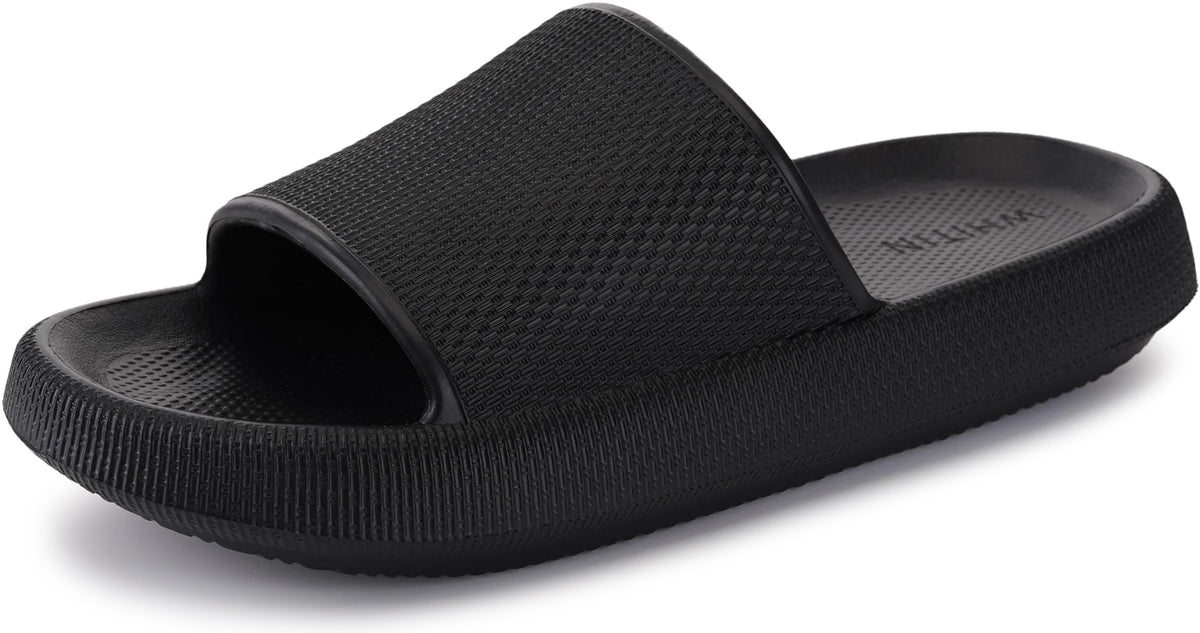 WHITIN Women's Slides with Cushioned Thick Sole Slippers for Home Wear Y13