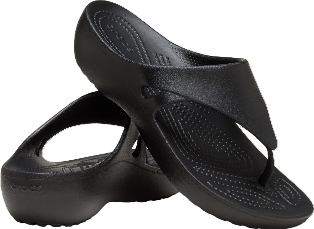 Crocs Womens Kadee Wedge Flip Sandals