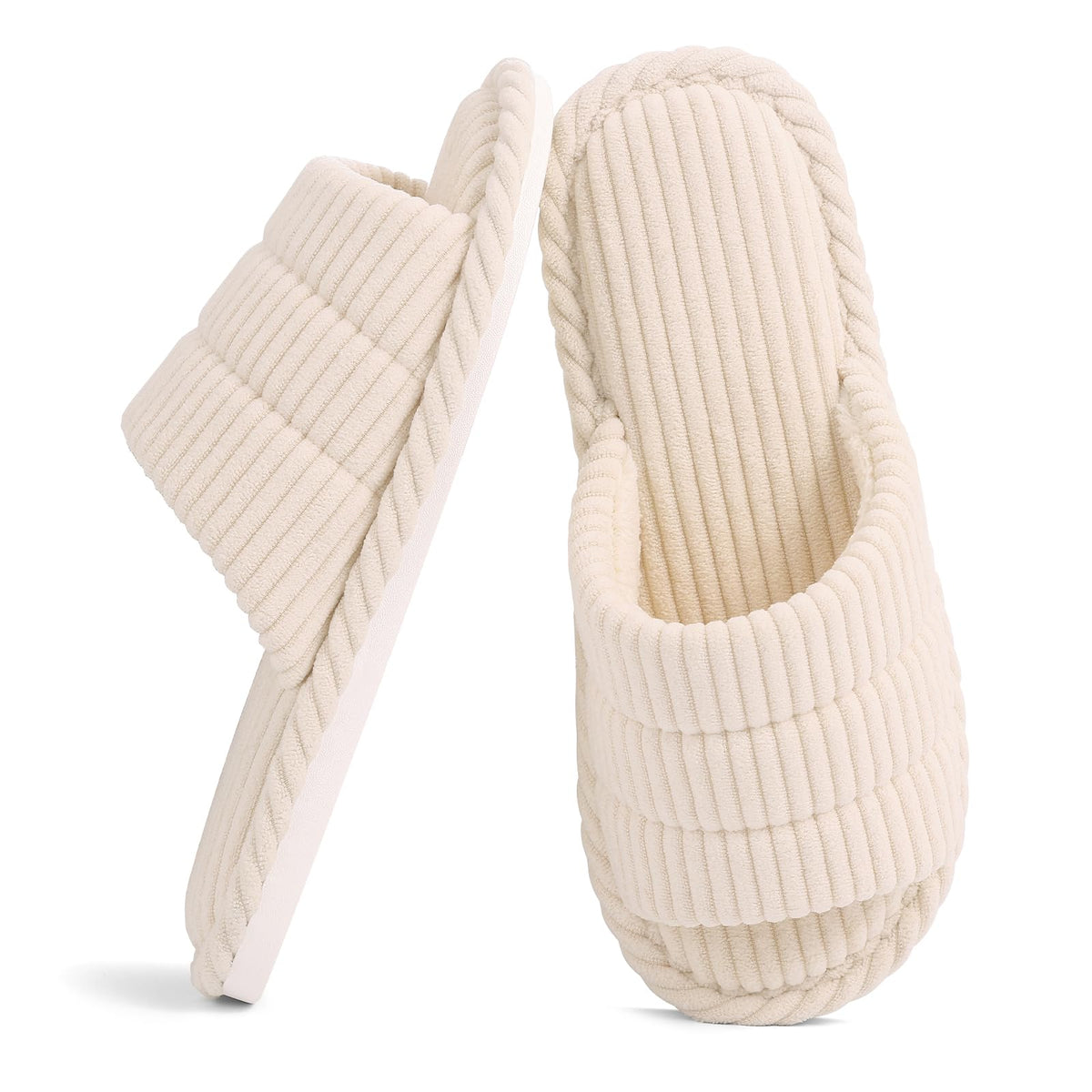 shevalues Summer House Slippers for Women Men Waffle Indoor Slippers