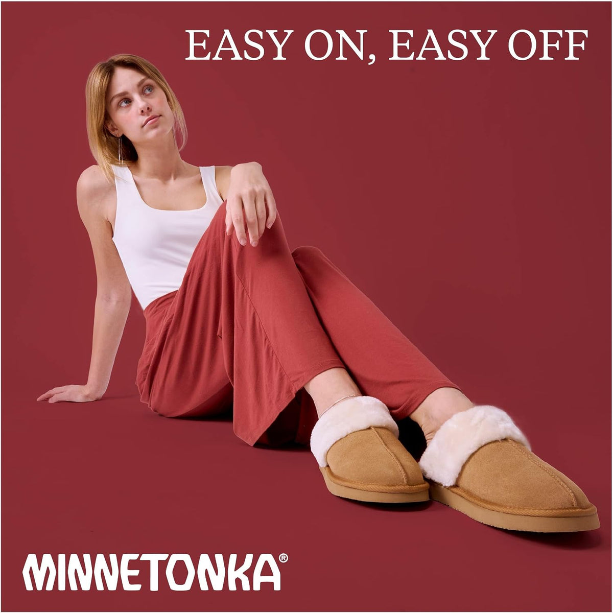 Minnetonka Women's Chesney Scuff Flat