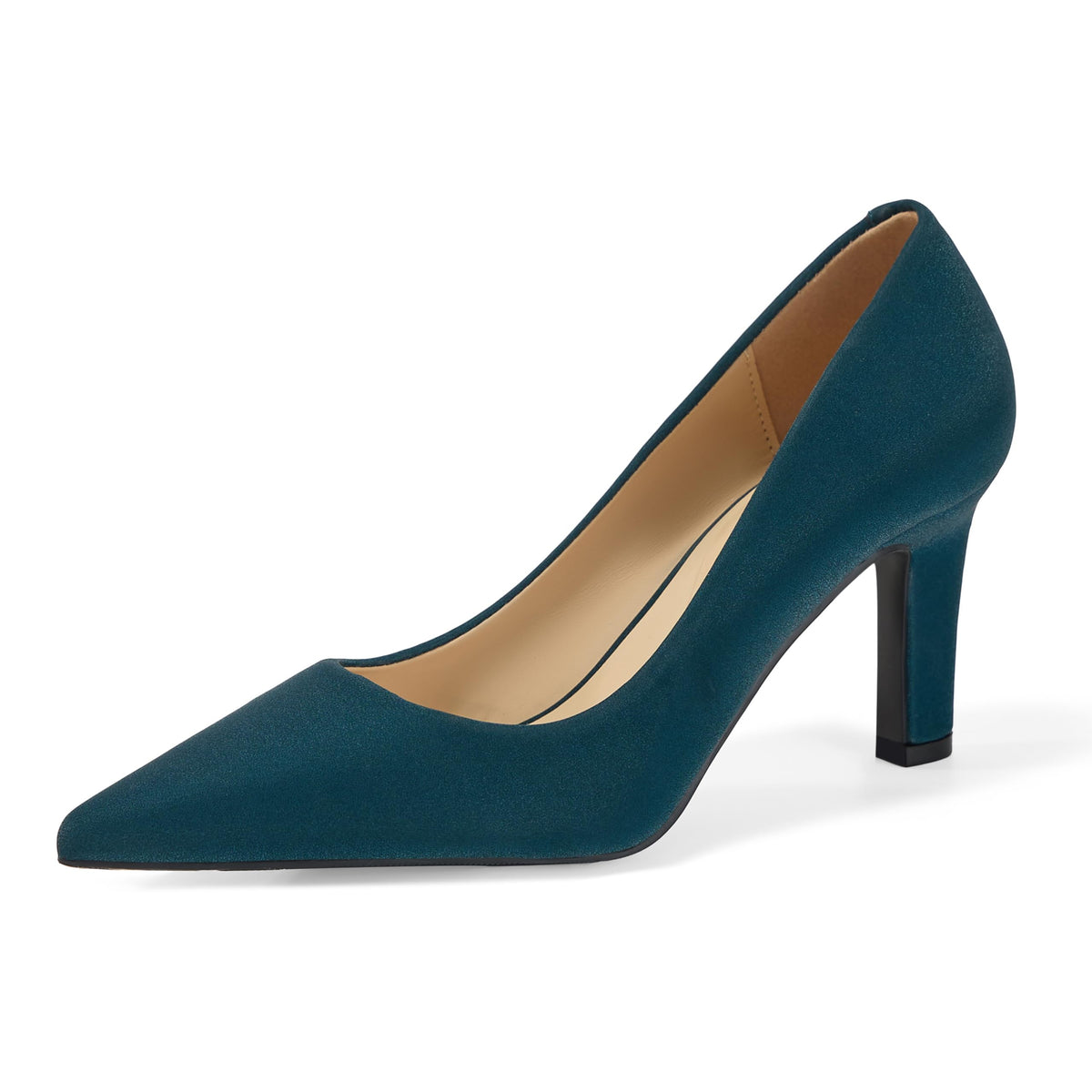 Womens High Heels Closed Pointed Toe Pumps Slip on Dress Shoes