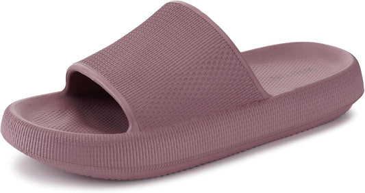 WHITIN Women's Slides with Cushioned Thick Sole Slippers for Home Wear Y13