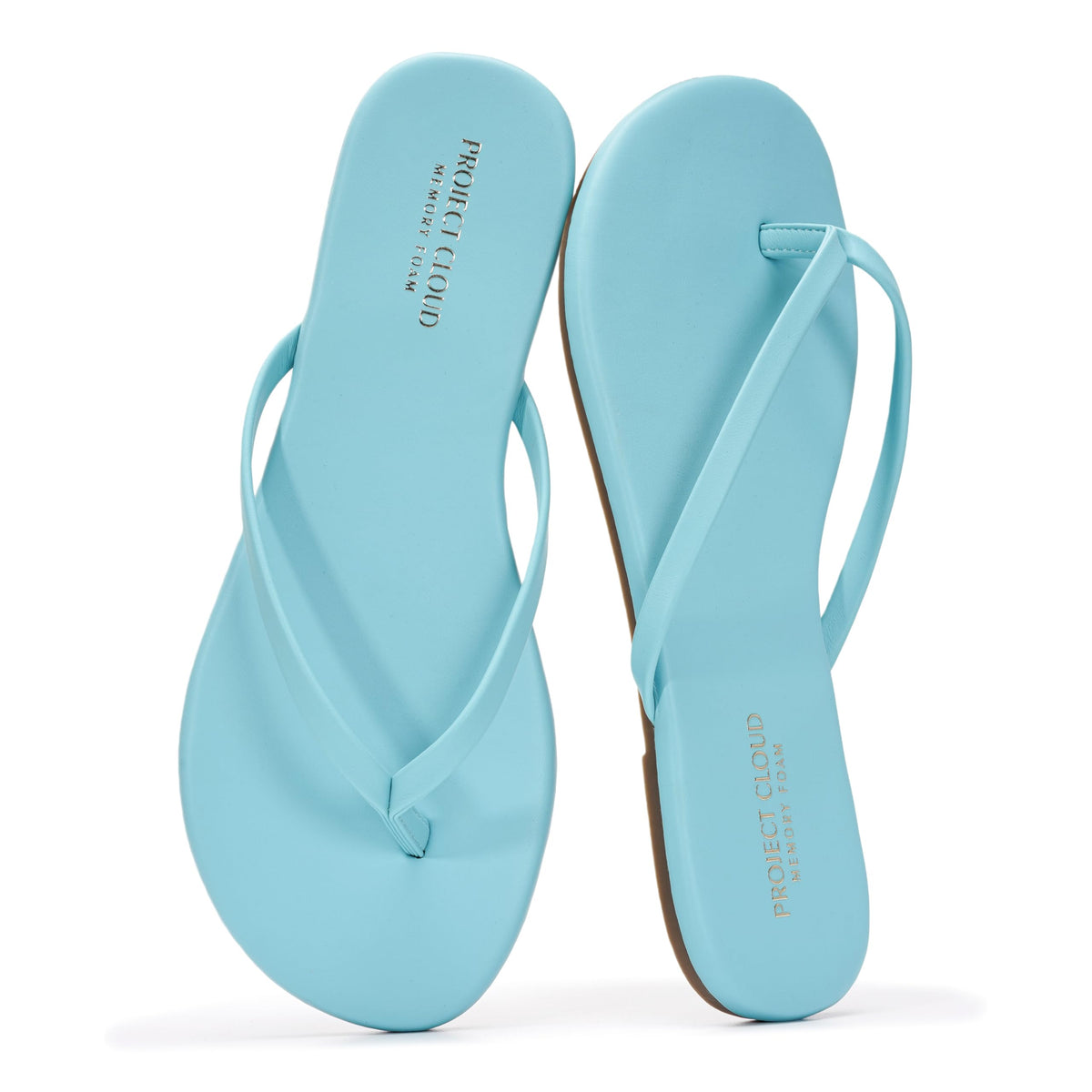 Project Cloud Flip Flops for Women Memory Foam Flats Sandals