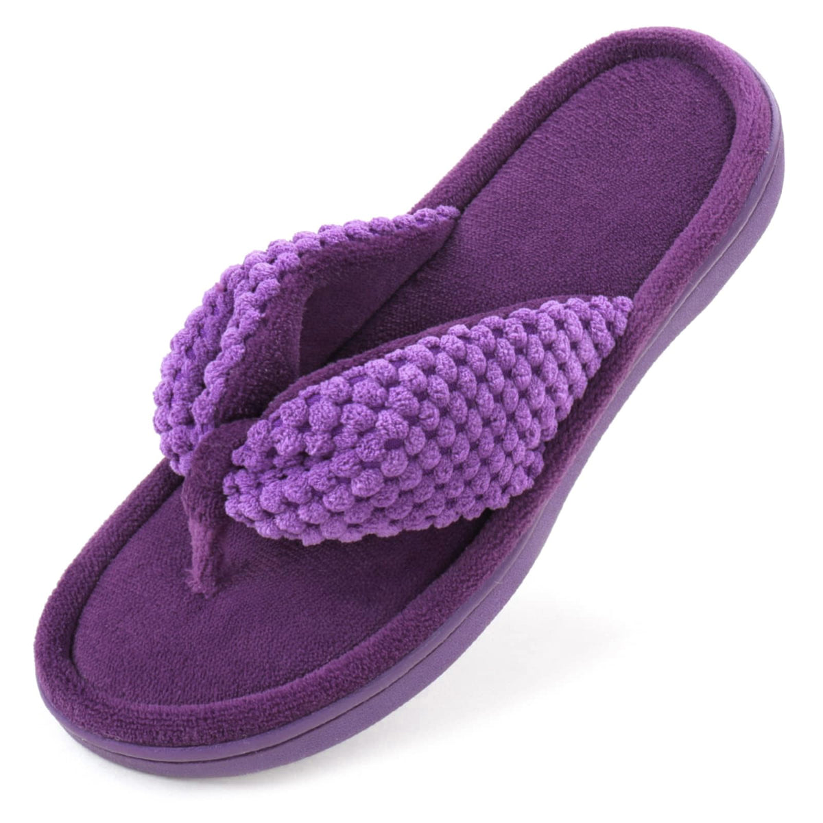 ULTRAIDEAS Women's Popcorn Flip Flop House Slipper with Memory Foam, Gift for Women Mom