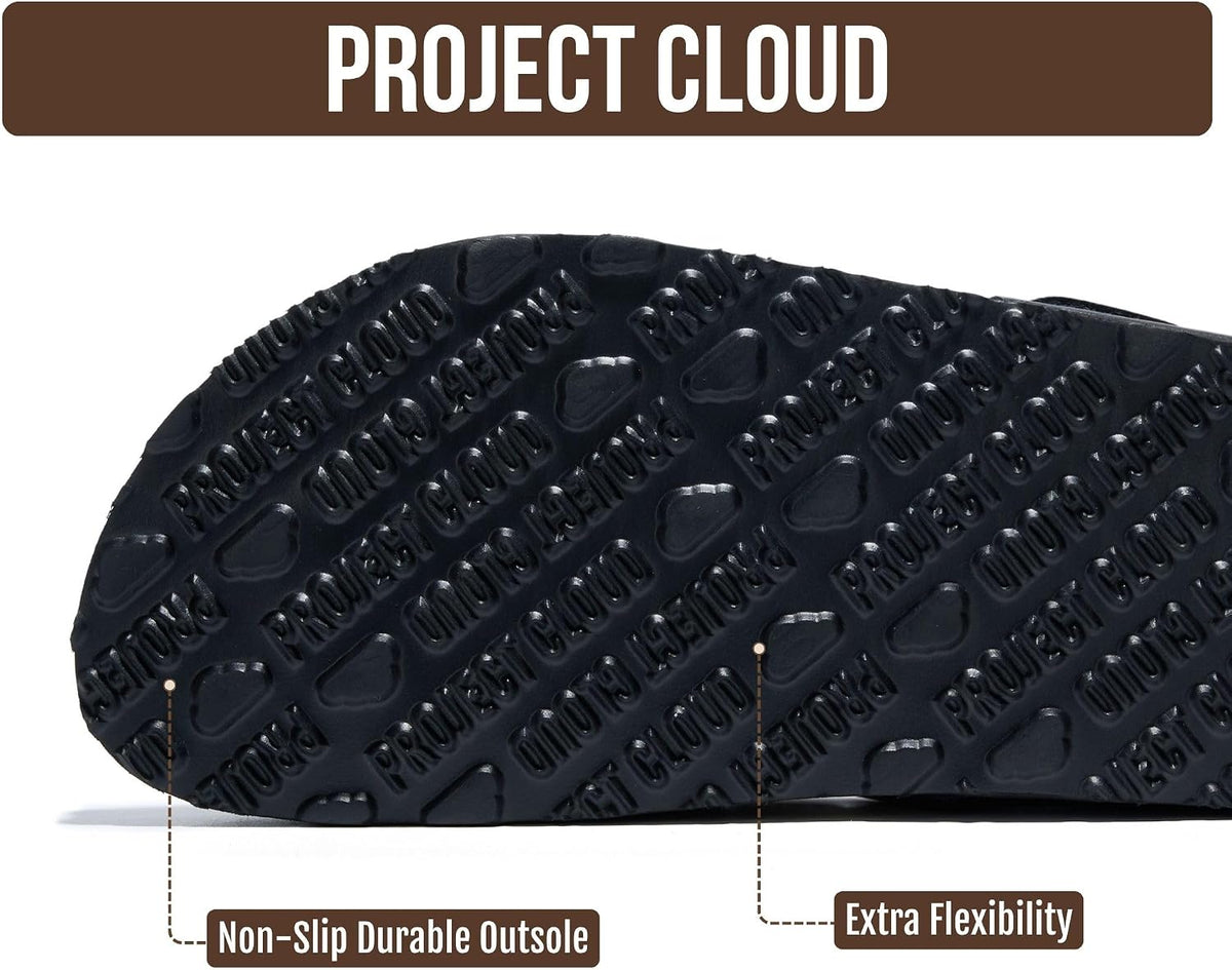 Project Cloud 100% Genuine Leather Thong Sandals & Flip Flops for Women