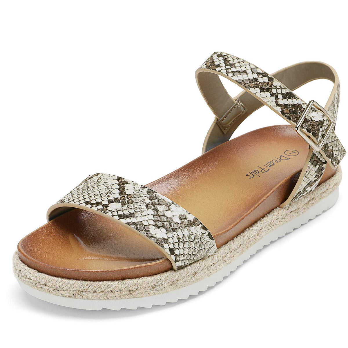 DREAM PAIRS Espadrille Casual Platform Sandals