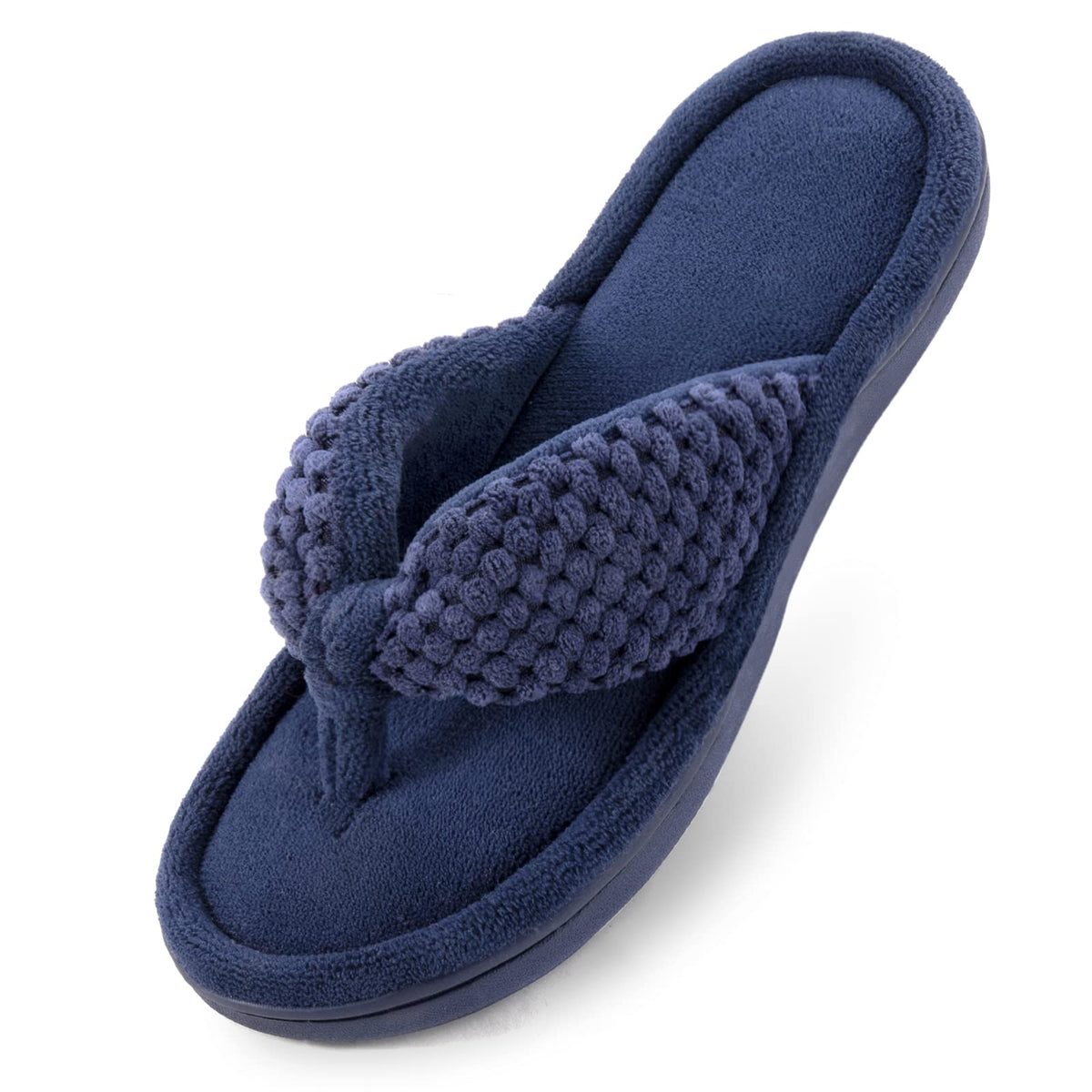 ULTRAIDEAS Women's Popcorn Flip Flop House Slipper with Memory Foam, Gift for Women Mom