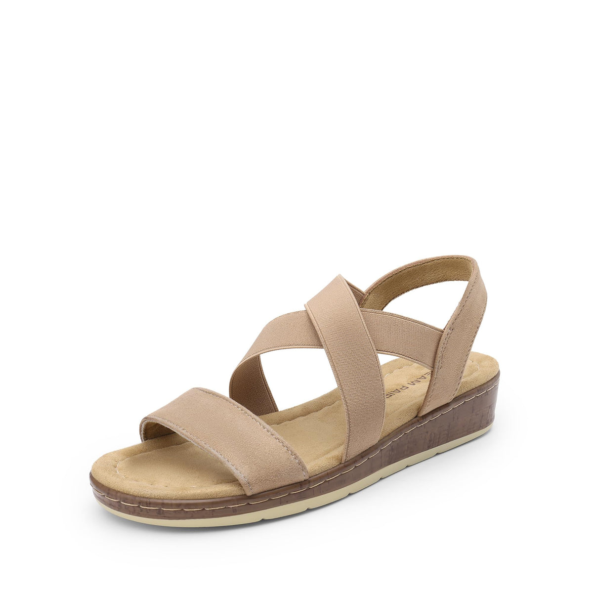 DREAM PAIRS Women's Ankle Strap Low Wedge Sandals