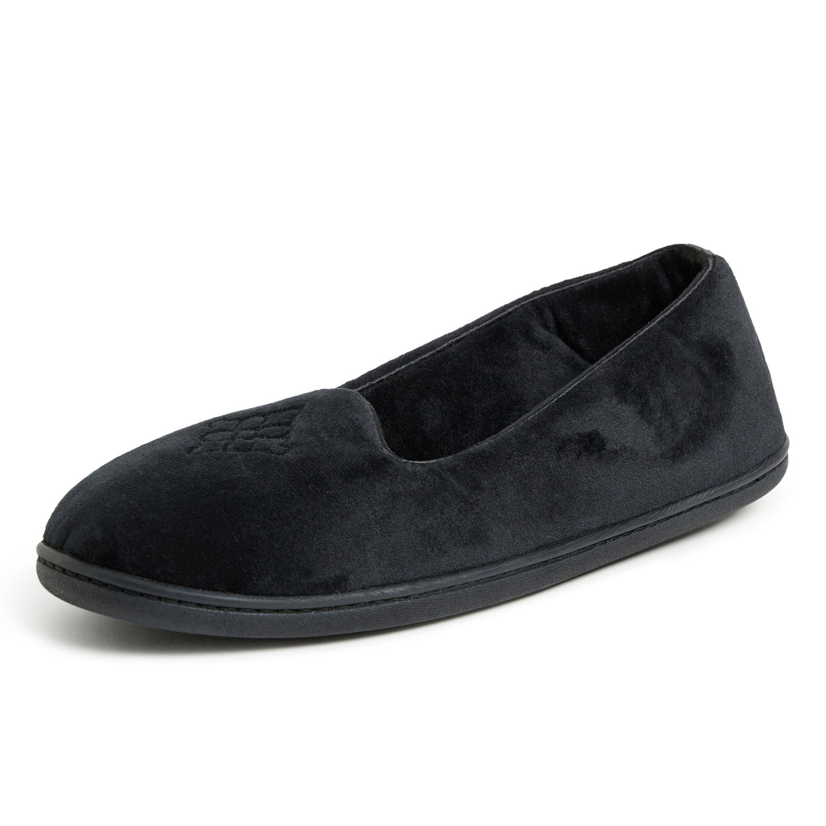 Dearfoams Women's Rebecca Soft Memory Foam Lightweight House Shoes Cozy Loafer with Warm Lining and Wide Widths Slipper