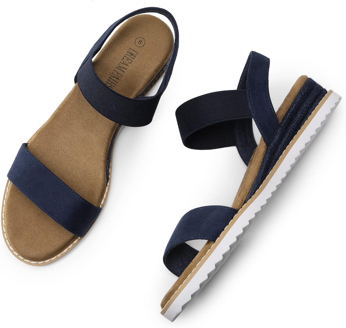 DREAM PAIRS Womens Espadrilles Ankle Strap Sandals