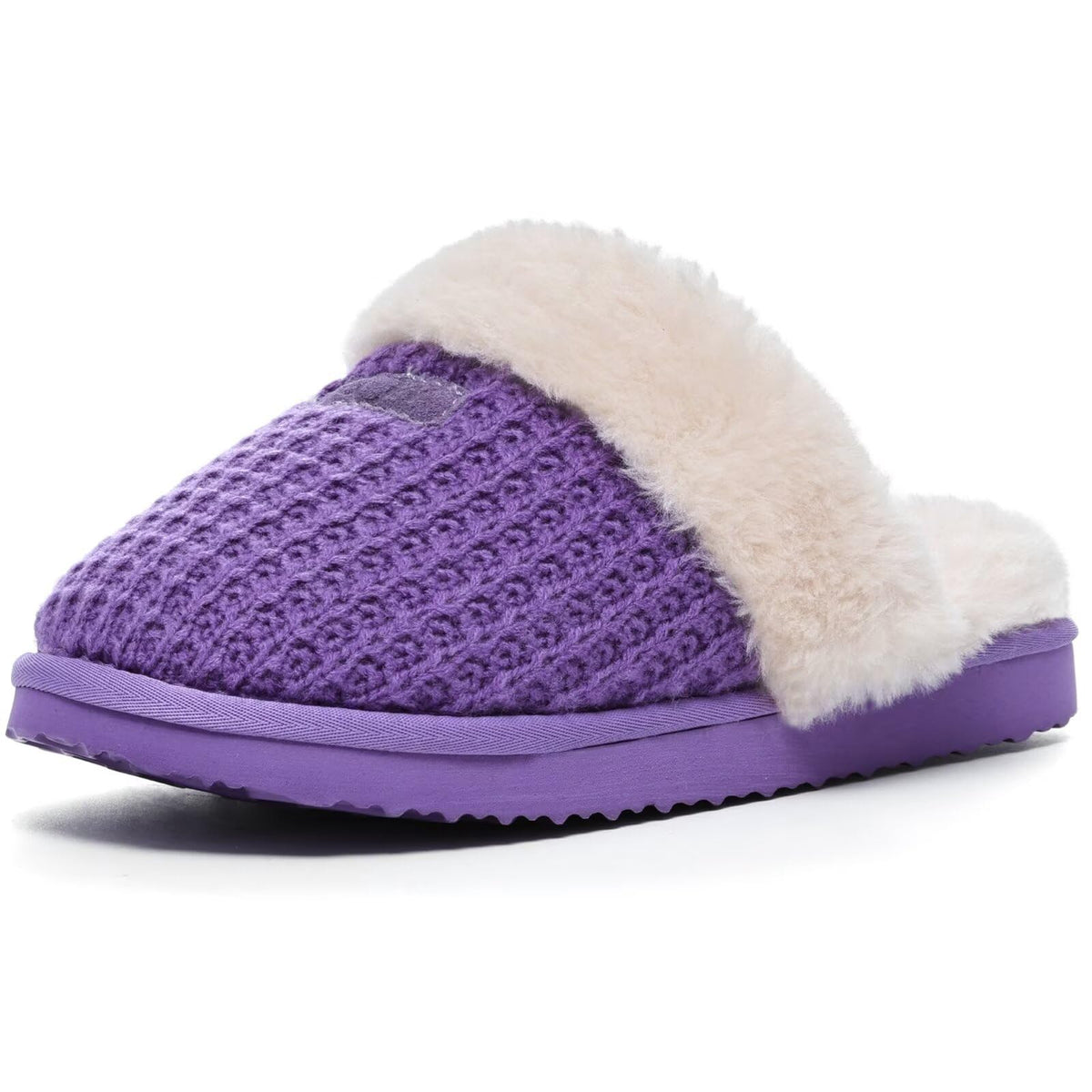 OOW Cozy House Slippers for Women with Memory Foam Fuzzy Shoes for Indoor