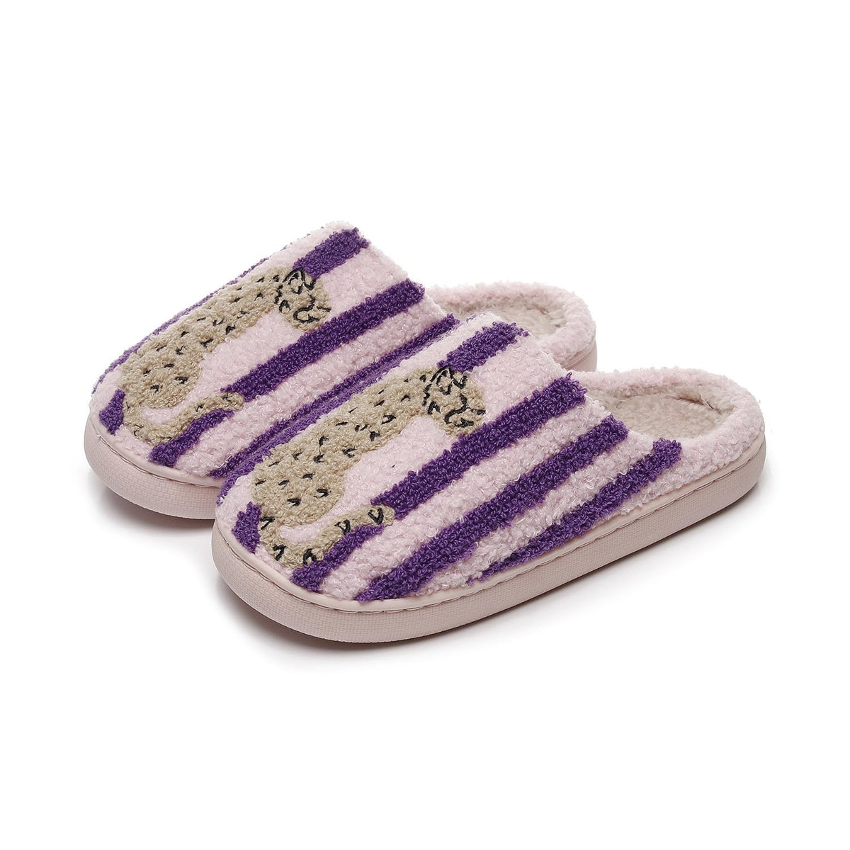 Animal Slippers for Women and Men Fuzzy Memory Foam Non-Slip Warm Indoor