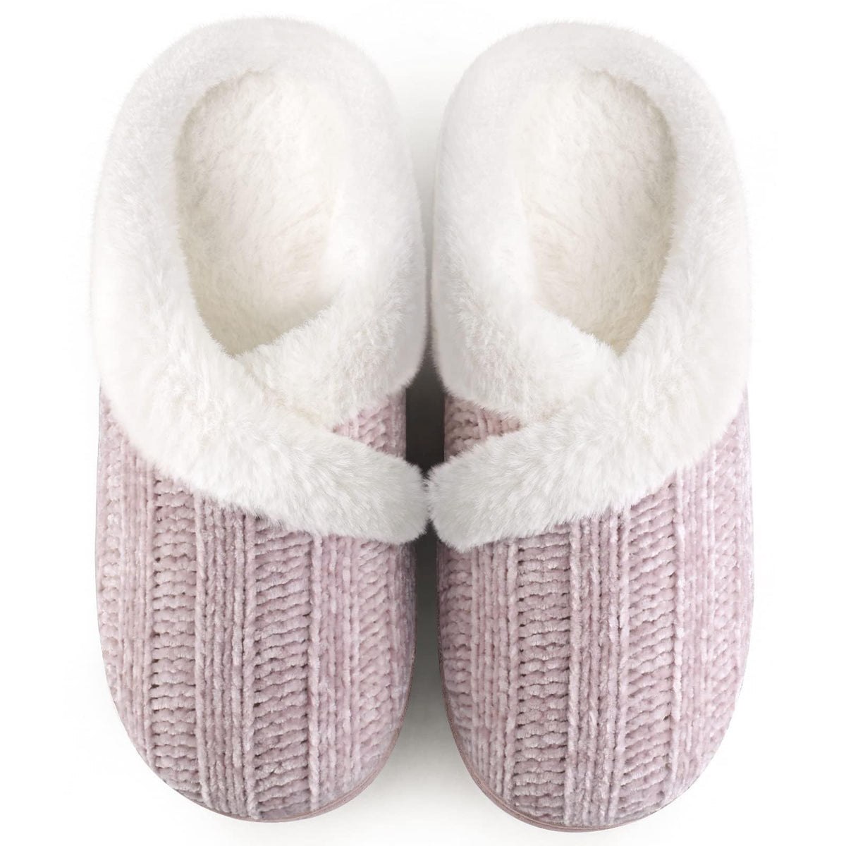 Slippers for Women Fuzzy House Slip on Indoor Outdoor Bedroom Home Shoes