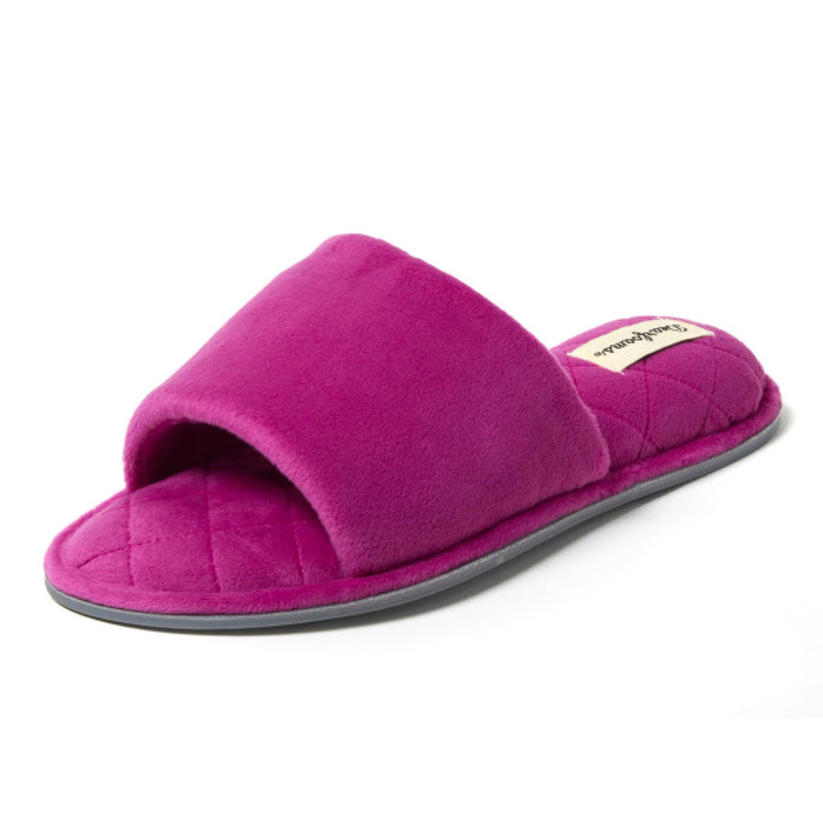 Dearfoams womens Slipper Memory Foam Summer House Shoe Beatrice Terry Slide