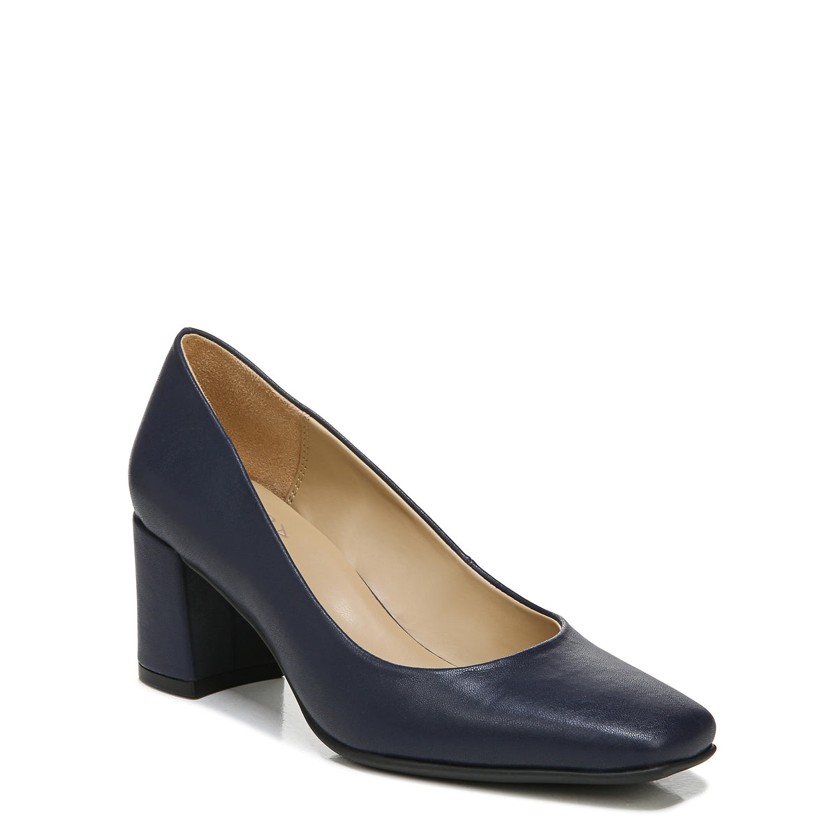 Naturalizer Women's Warner Square Toe Block Heel Pump