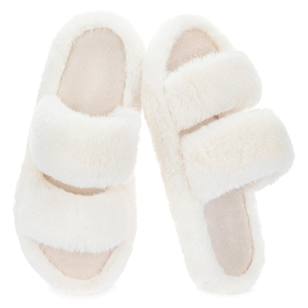 RockDove Women's Pluffie Open Toe Slippers