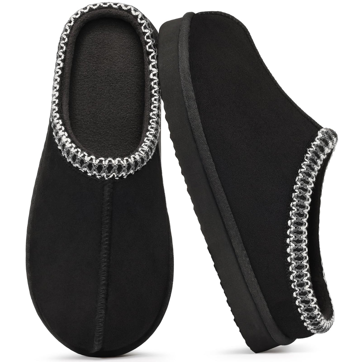 Litfun Memory Foam Fuzzy Slippers for Women House Shoes Indoor Outdoor