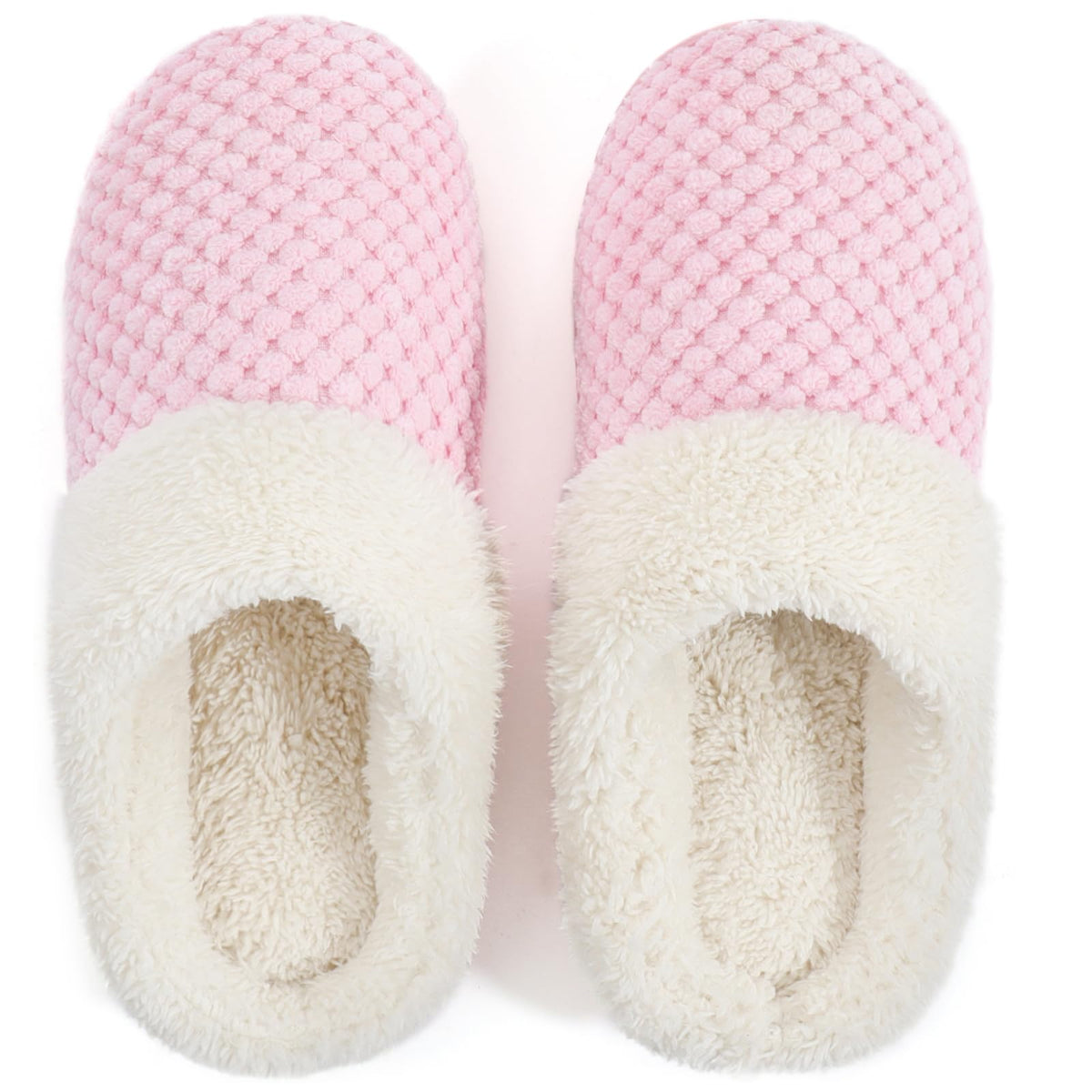 ULTRAIDEAS Women's Popcorn Fleece House Slippers