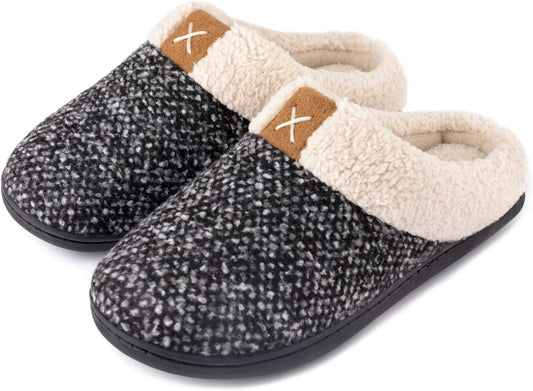 ULTRAIDEAS Women's Indoor Outdoor Slipper Memory Foam