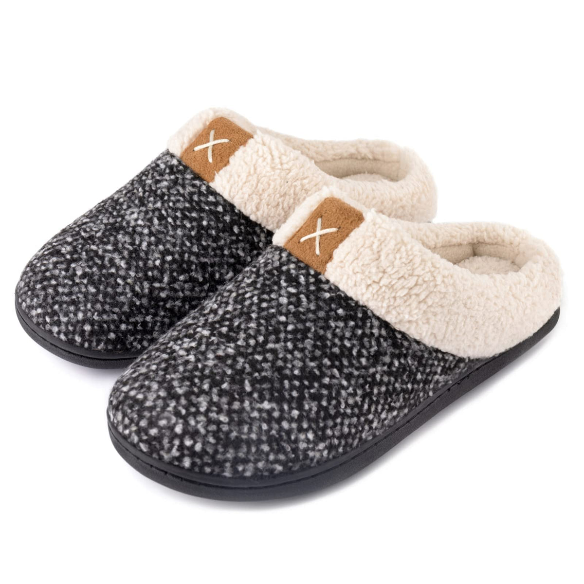 ULTRAIDEAS Women's Indoor Outdoor Slipper Memory Foam