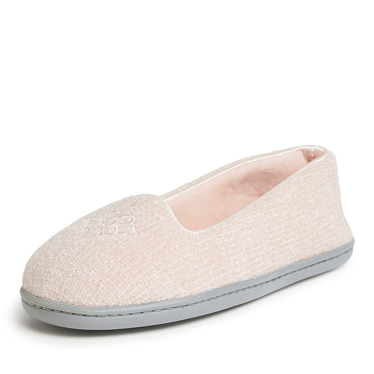 Dearfoams Women's Rebecca Soft Memory Foam Lightweight House Shoes Cozy Loafer with Warm Lining and Wide Widths Slipper