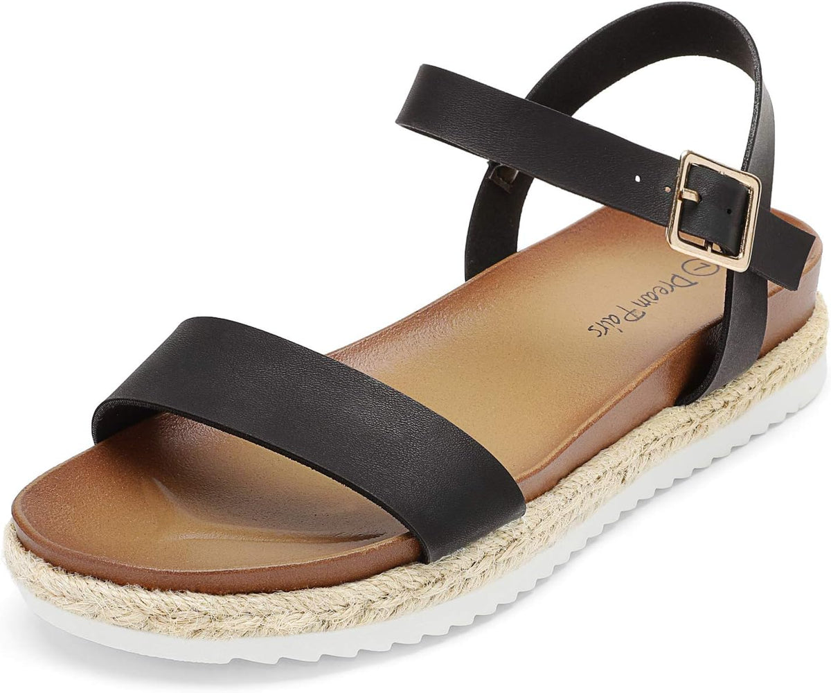 DREAM PAIRS Espadrille Casual Platform Sandals