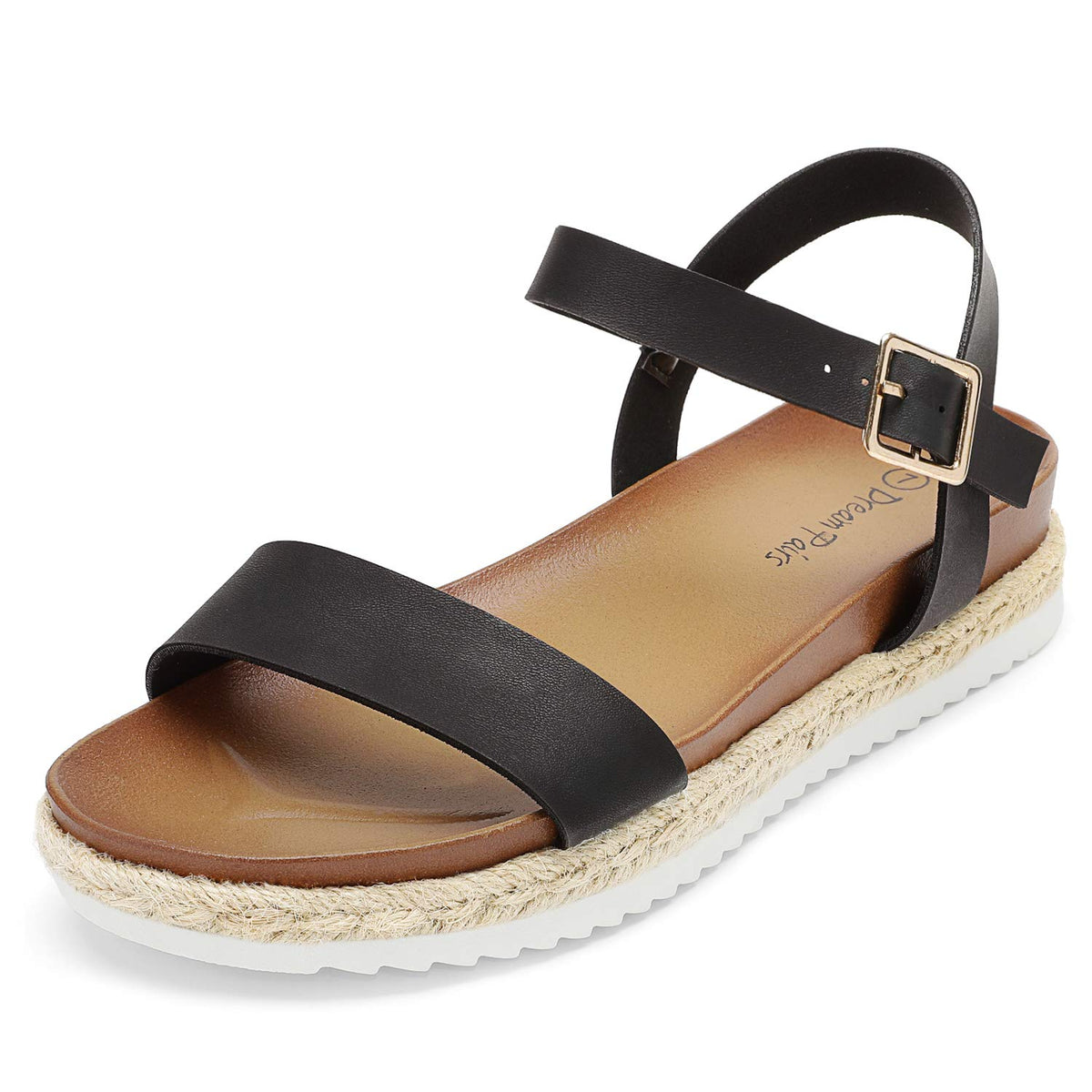DREAM PAIRS Espadrille Casual Platform Sandals
