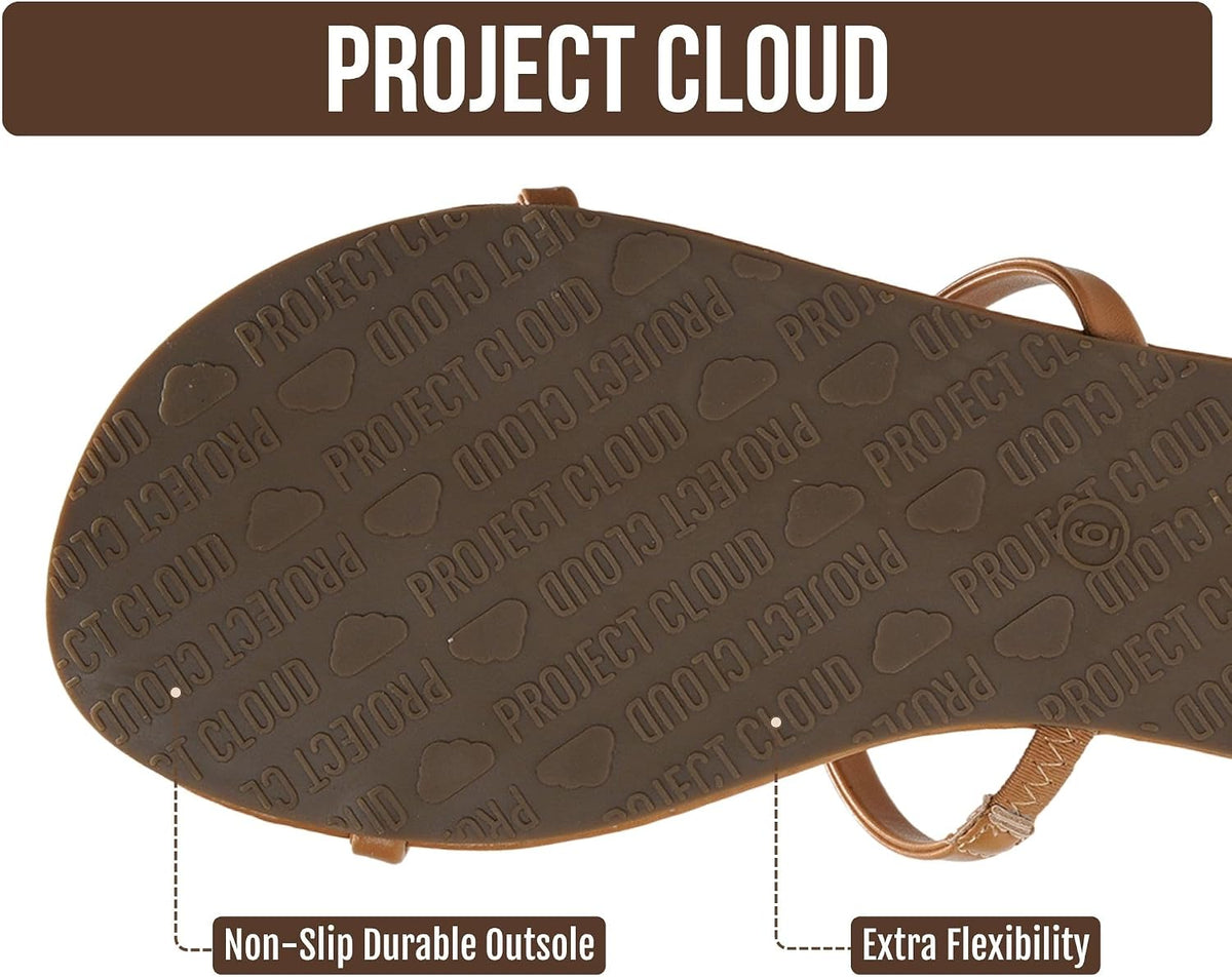 Project Cloud Summer Sandals for Women with Memory Foam Insole (Transition)