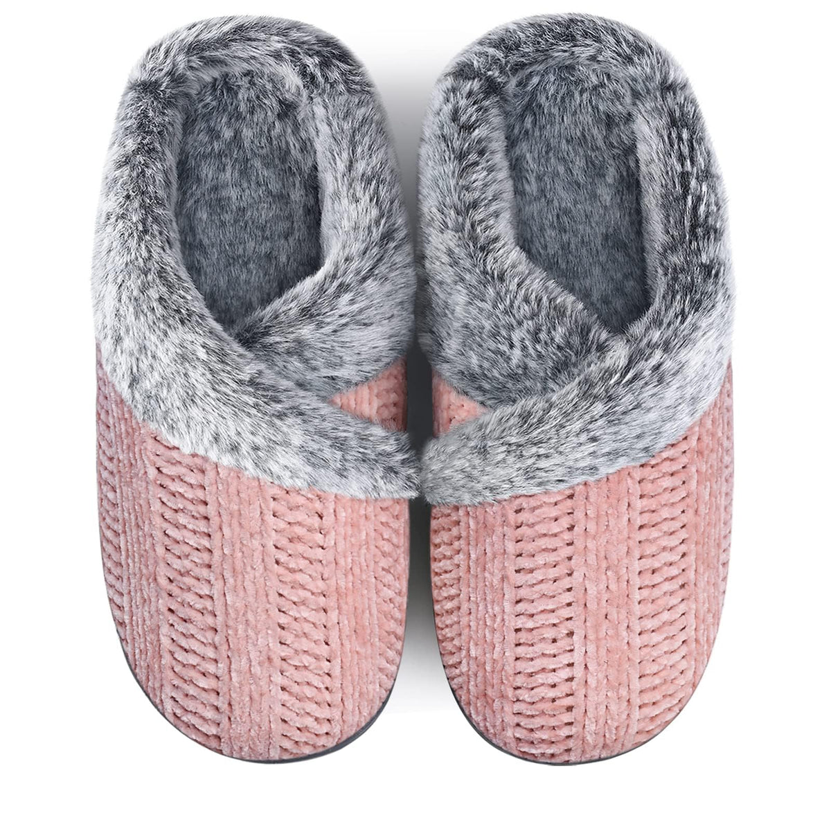 Slippers for Women Fuzzy House Slip on Indoor Outdoor Bedroom Home Shoes