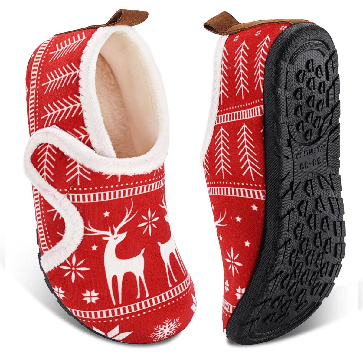 Ibeauti Women Mens House Slippers Barefoot House Shoes Non Slip