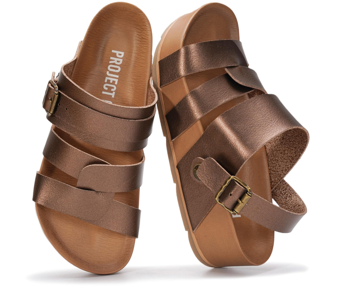 Project Cloud Platform Sandals for Women Strappy Wedges Plush Insole 2026
