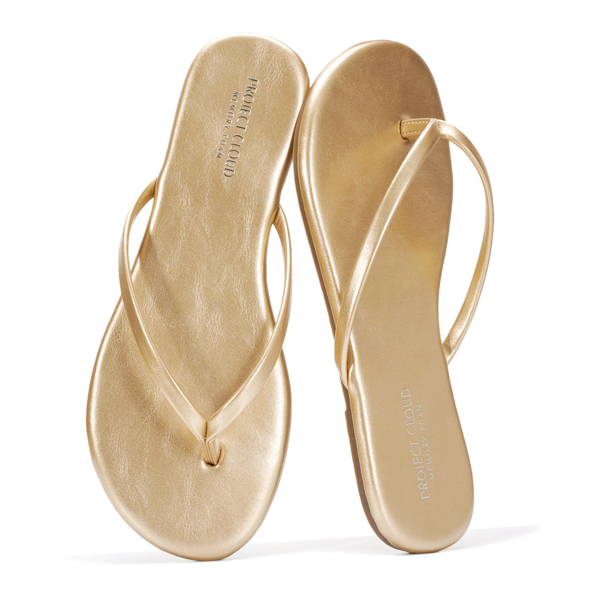 Project Cloud Flip Flops for Women Memory Foam Flats Sandals
