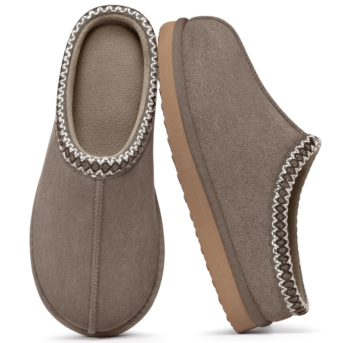 Litfun Memory Foam Fuzzy Slippers for Women House Shoes Indoor Outdoor