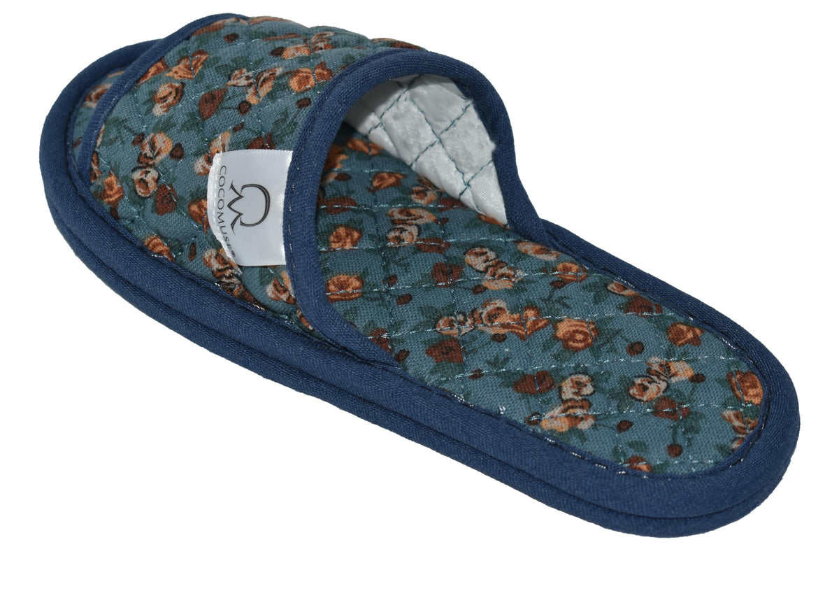 Ultralight Soft Indoor Open Toe Cotton linen Slippers Absorb Sweat Cloth Bottom House Slippers