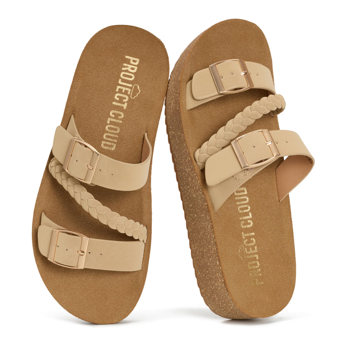 Project Cloud Comfortable Womens Sandals Platform Sandals for Women