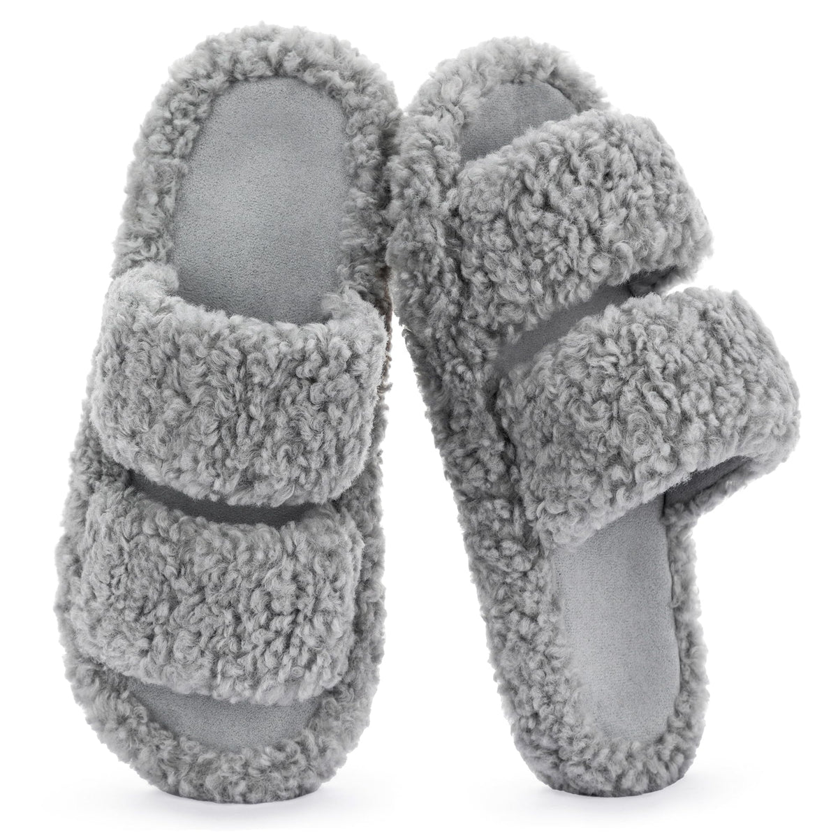 RockDove Women's Pluffie Open Toe Slippers