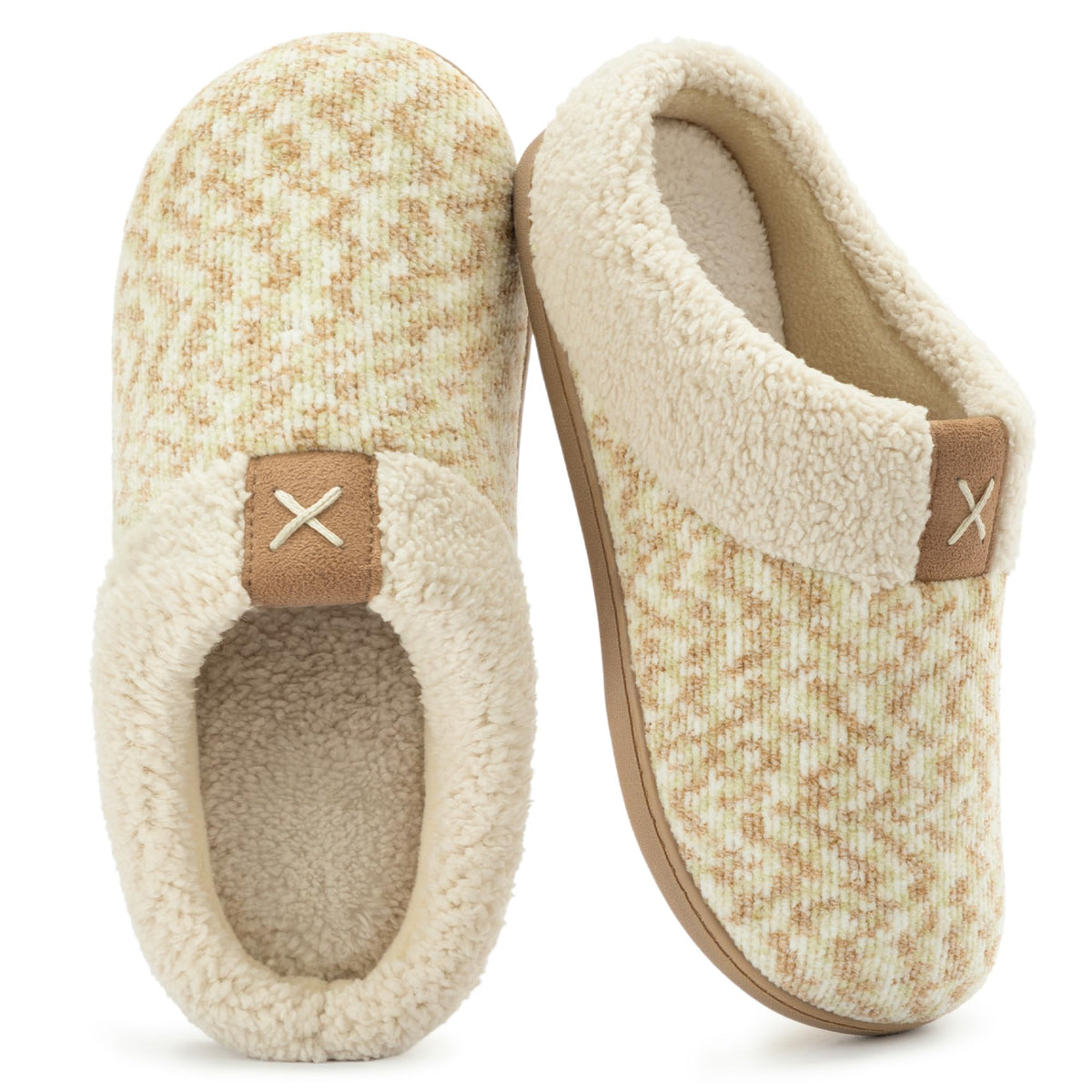 ULTRAIDEAS Women's Indoor Outdoor Slipper Memory Foam