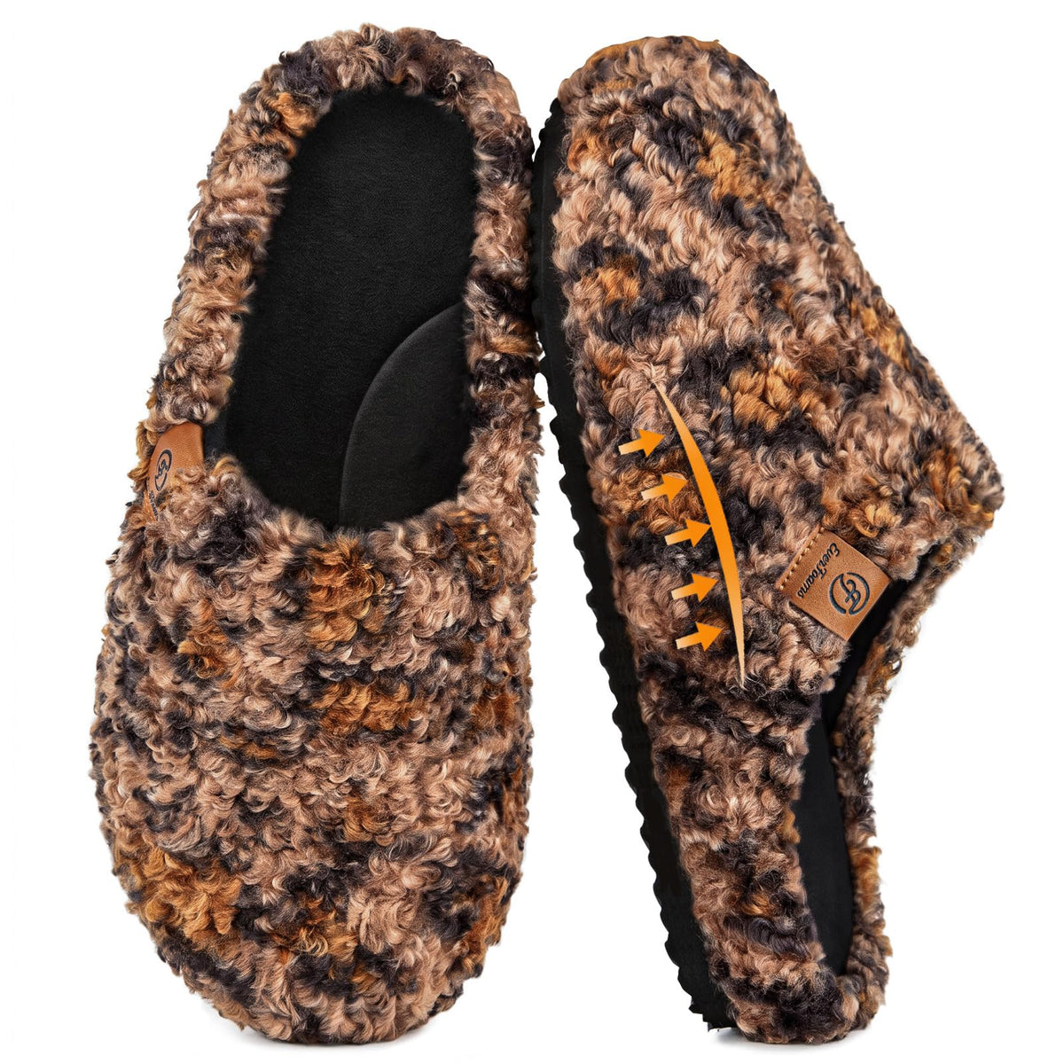 EverFoams Women's Slip on Slippers for Indoor Outdoor