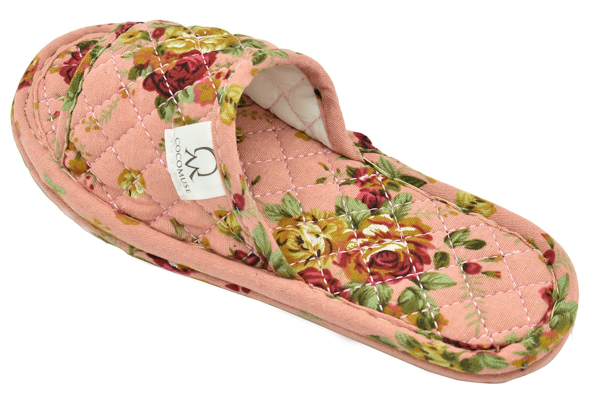 Ultralight Soft Indoor Open Toe Cotton linen Slippers Absorb Sweat Cloth Bottom House Slippers