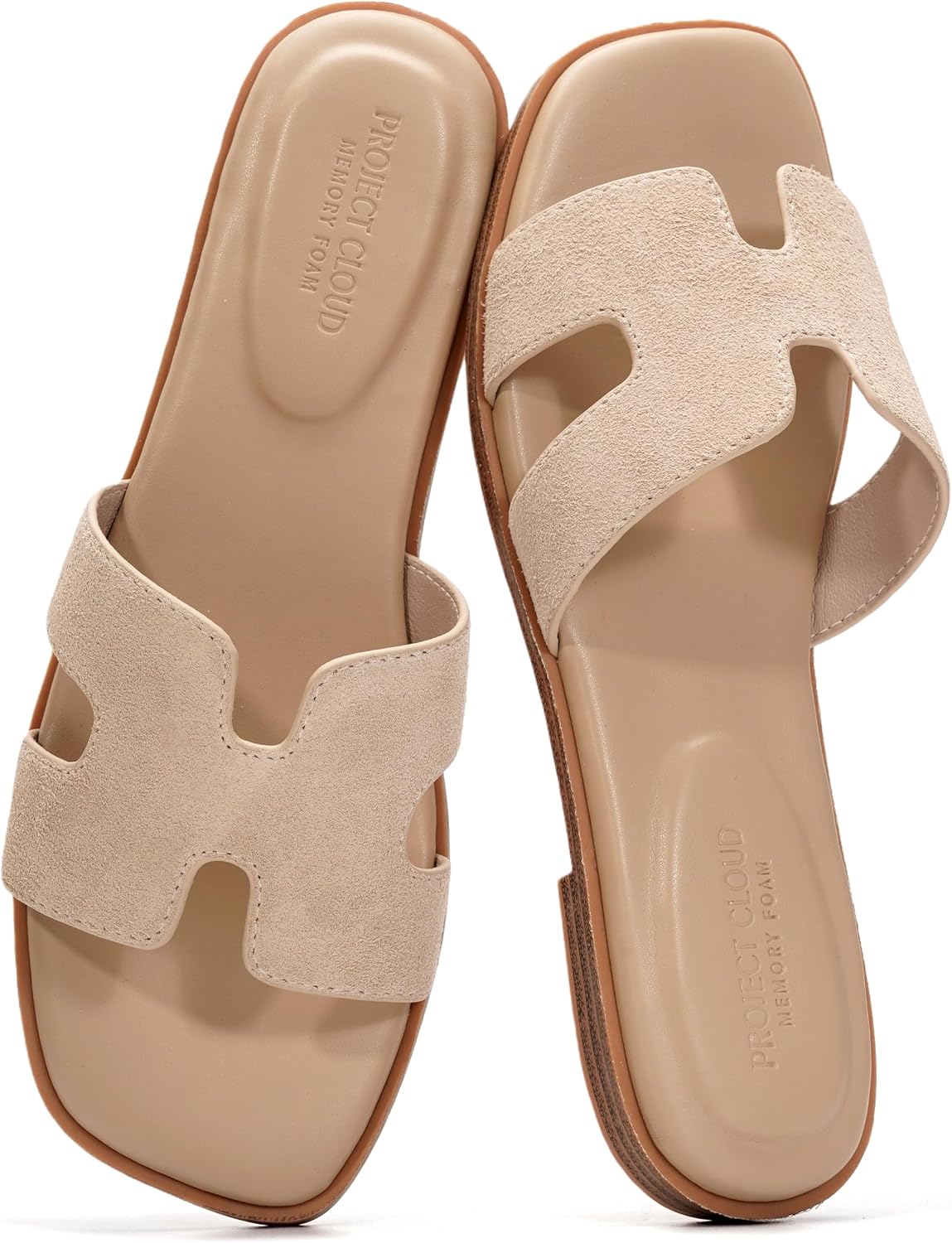 Project Cloud 100% Genuine Leather Sandals Women Flats For Women (Jannel)
