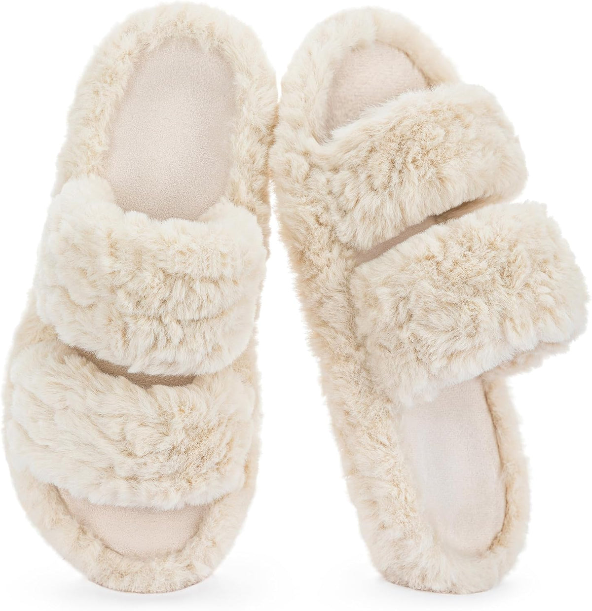 RockDove Women's Pluffie Open Toe Slippers